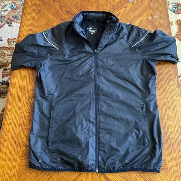 Nike Storm Women's Navy Windbreaker - Picture 3 of 8